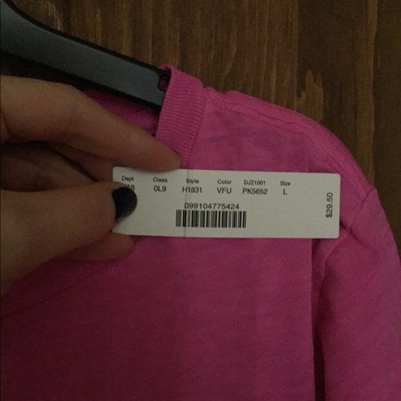 J Crew UP BEAT Tee NWT Large PRICED AS MARKED - Picture 2 of 2